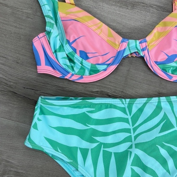 ☀️BILLABONG☀️ MYSTIC BEACH CHLOE MYSTIC BEACH HI MAUI BIKINI SET - Picture 7 of 15